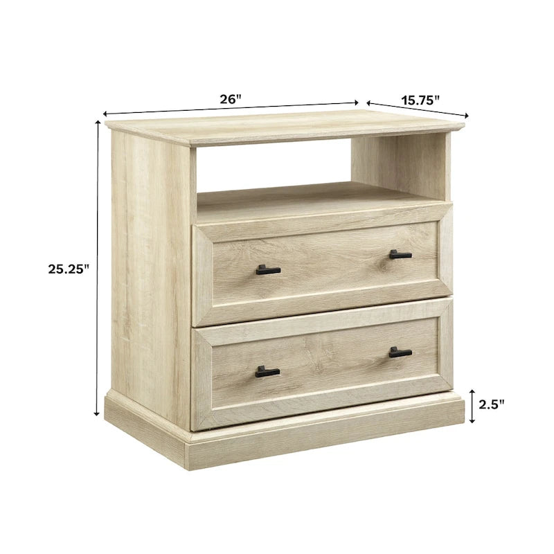 Classic 2-Drawer Nightstand