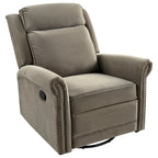 360 Swivel Velvet Recliner Chair