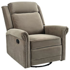 360 Swivel Velvet Recliner Chair