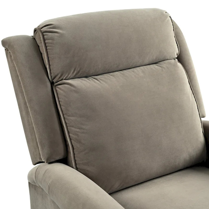 360 Swivel Velvet Recliner Chair