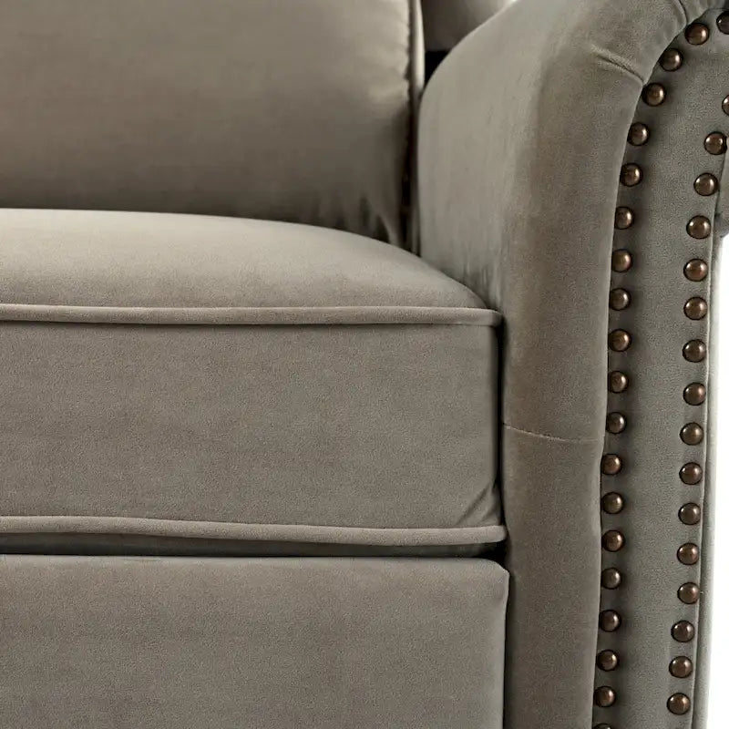 360 Swivel Velvet Recliner Chair