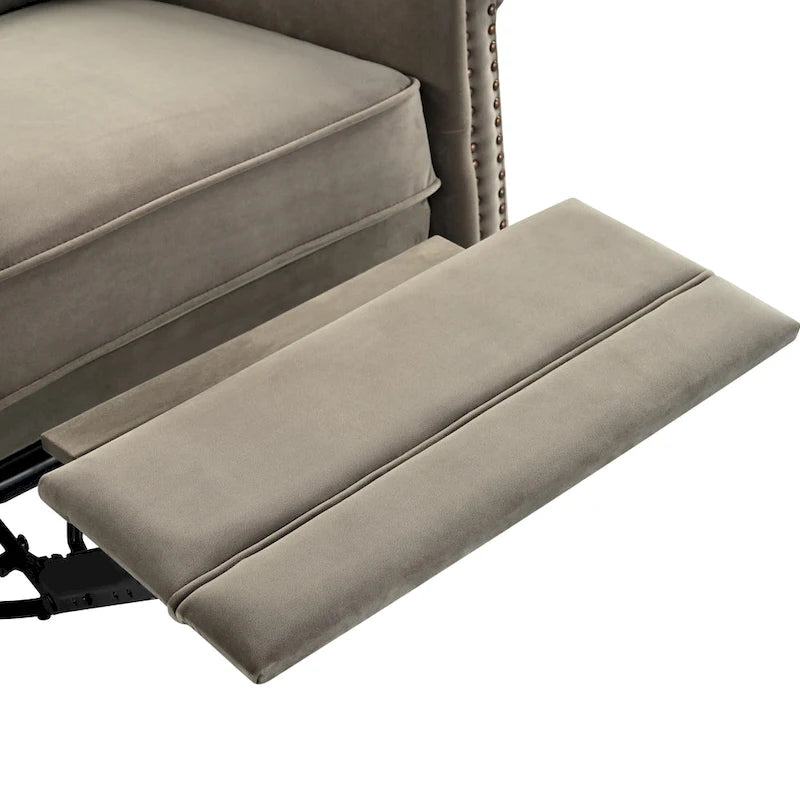 360 Swivel Velvet Recliner Chair
