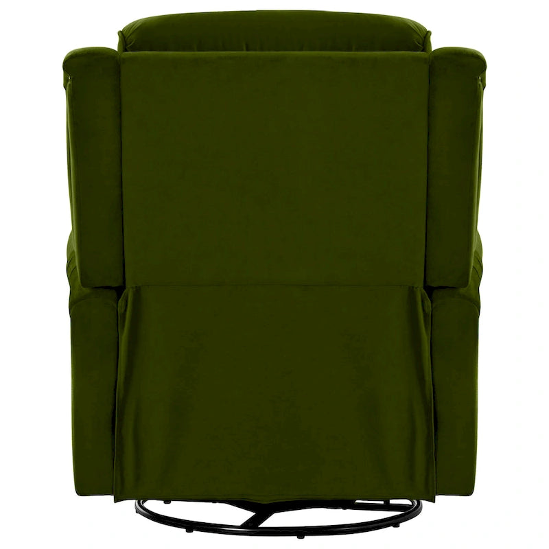 360 Swivel Velvet Recliner Chair