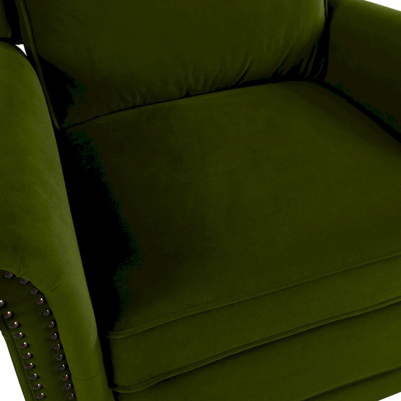 360 Swivel Velvet Recliner Chair