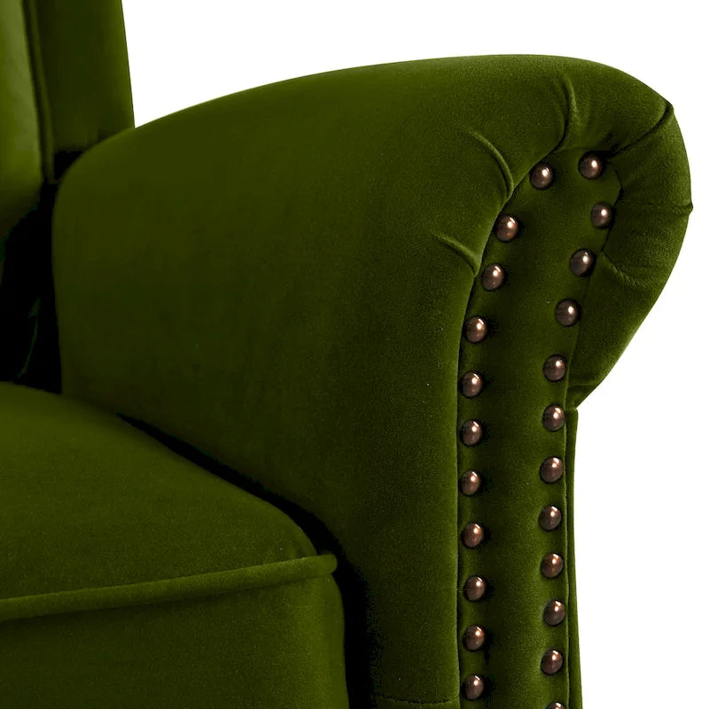 360 Swivel Velvet Recliner Chair