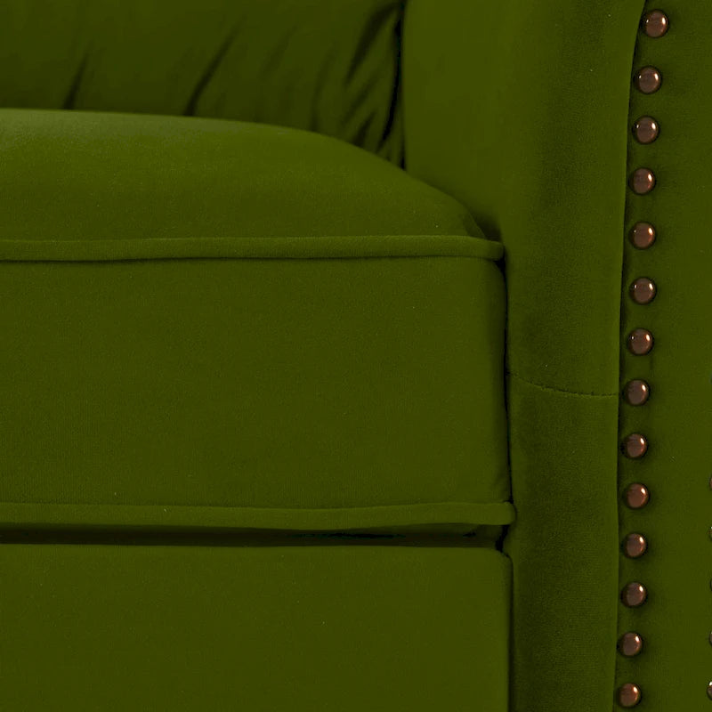 360 Swivel Velvet Recliner Chair
