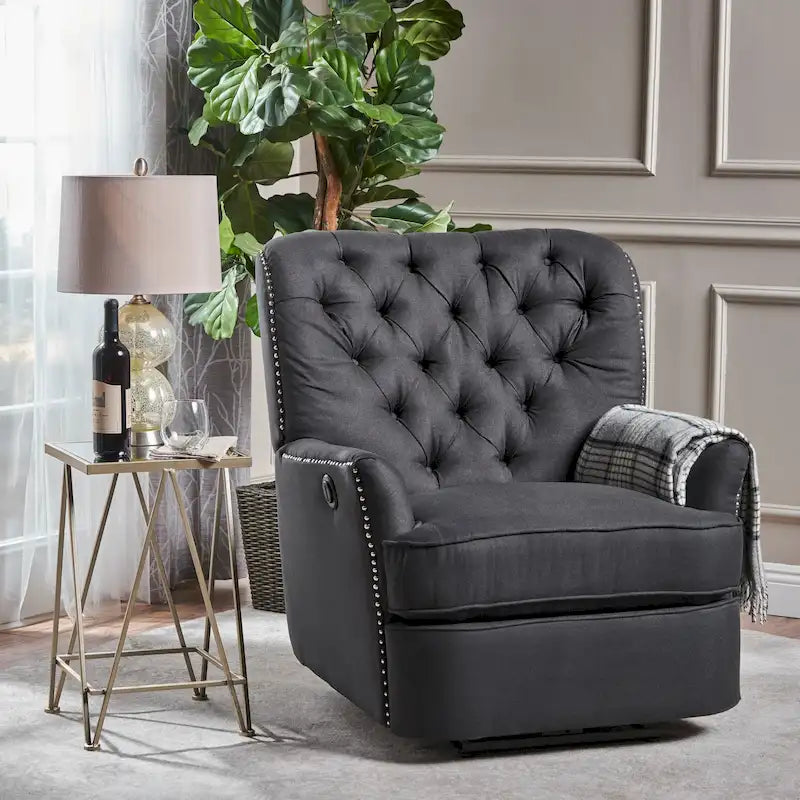 Tufted Fabric Power Recliner