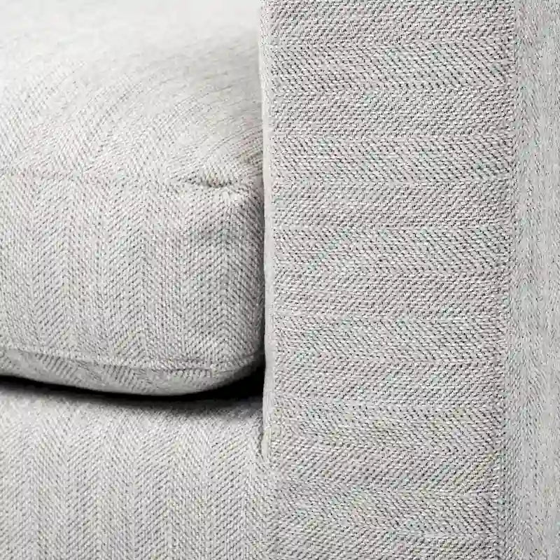 Beige Slipcover Two Seater Sofa