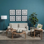 Beige Slipcover Two Seater Sofa