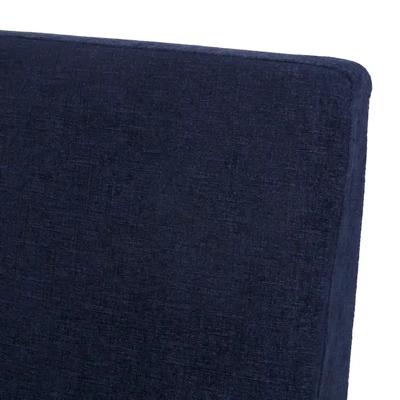 Upholstered Push-Back Recliner Chair with Rubberwood Legs
