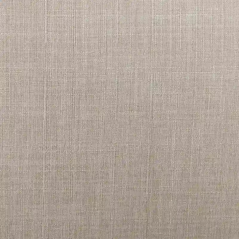Contemporary Beige Fabric & Vinyl Accent Chair