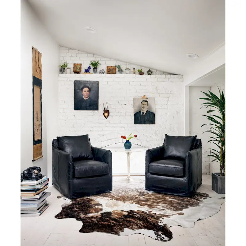 360° Swivel Accent Chair with Performance Fabric Slipcover