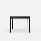 Rectangular Solid Wood Dining Table, Vintage Black