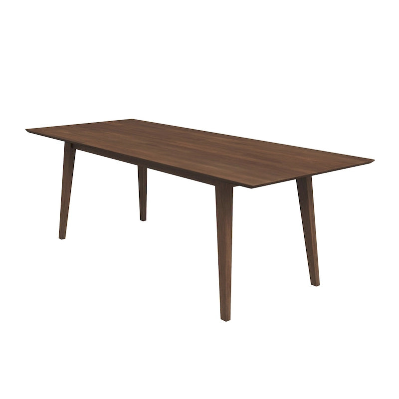 Mid-Century 86-Inch Rectangular Dining Table in Walnut