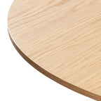 Solid Wood 52-Inch Round Dining Table for 6