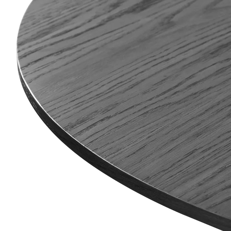 Solid Wood 52-Inch Round Dining Table for 6