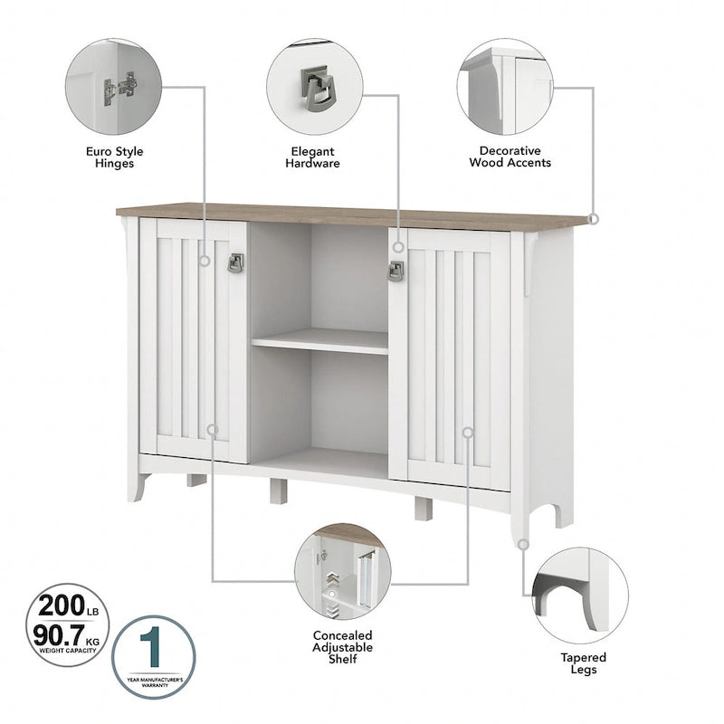Hall Tree Shoe Bench and Storage Cabinet Set