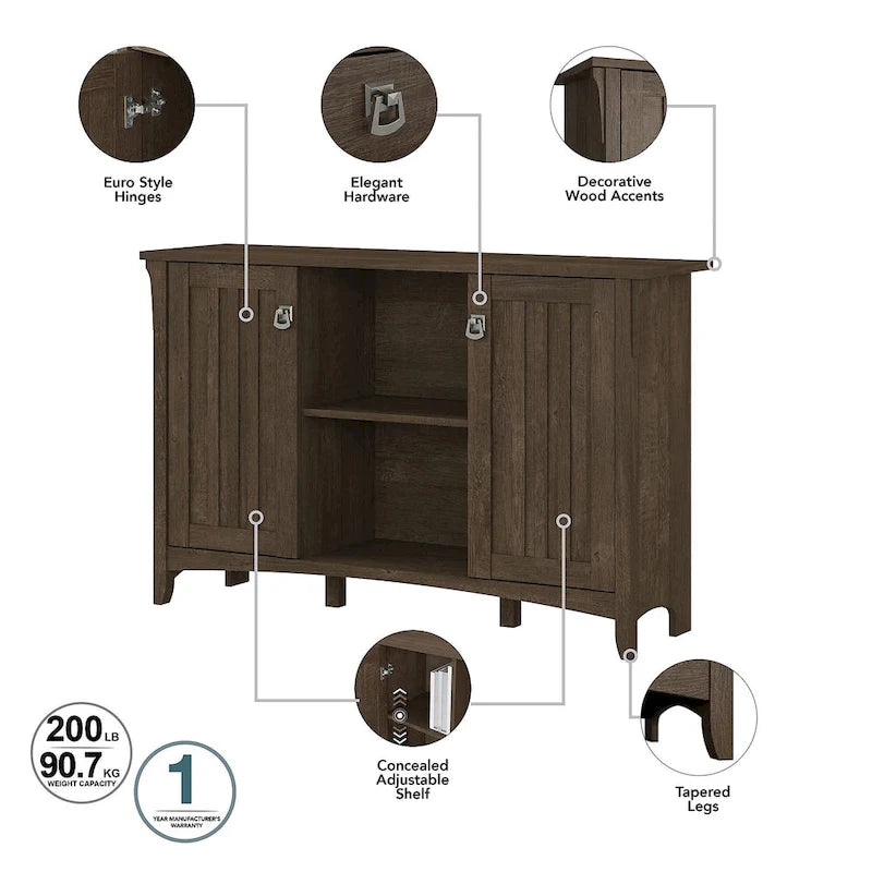 Hall Tree Shoe Bench and Storage Cabinet Set