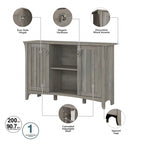 Hall Tree Shoe Bench and Storage Cabinet Set