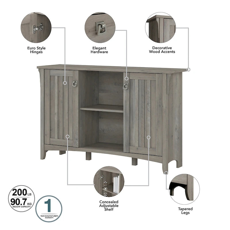 Hall Tree Shoe Bench and Storage Cabinet Set