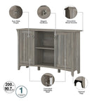 Hall Tree Shoe Bench and Storage Cabinet Set