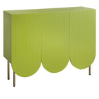 3-Door Scalloped Mid-Century Sideboard