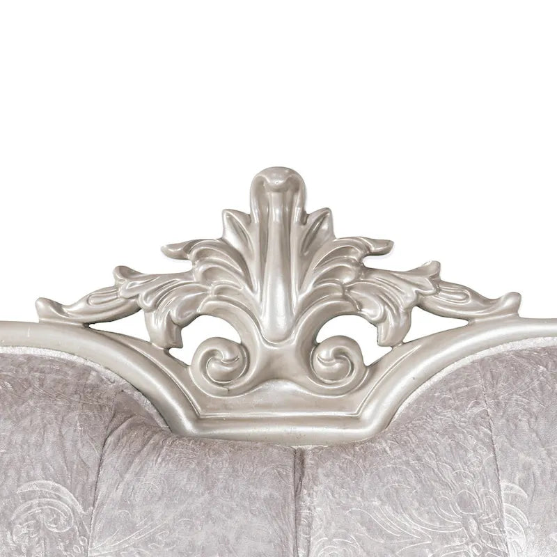 Traditional Arm Chair with Button-Tufted Back and Accent Pillow