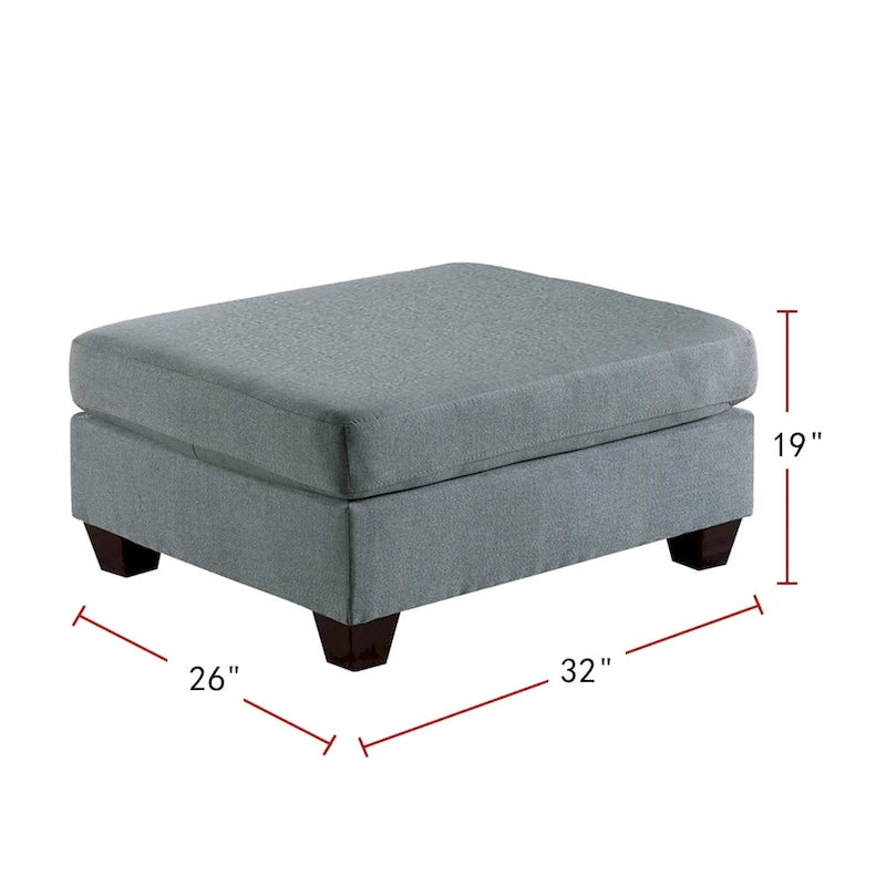 Upholstered Cocktail Ottoman