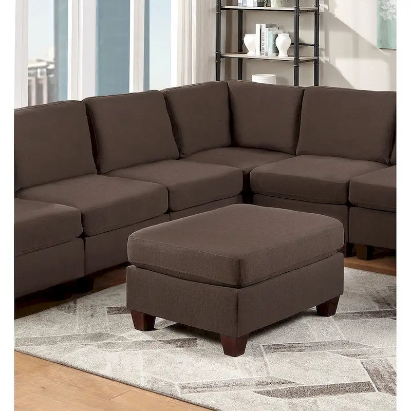 Upholstered Cocktail Ottoman