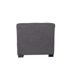 Quadratischer Hocker mit 4-Knopfheftungen