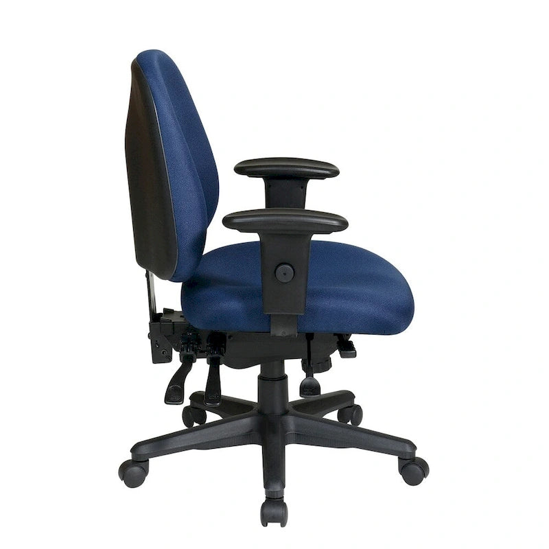 Ergonomischer Bürostuhl mit mittelhoher Rückenlehne