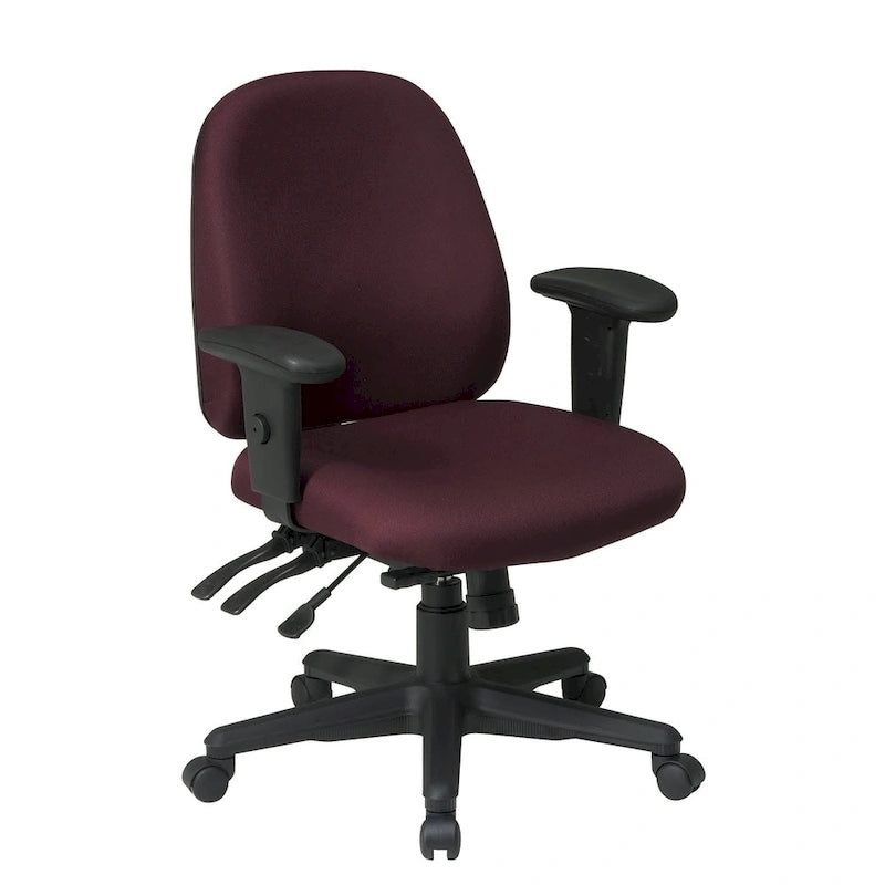 Ergonomischer Bürostuhl mit mittelhoher Rückenlehne