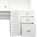 Computertisch für das Homeoffice mit Aufsatzschrank