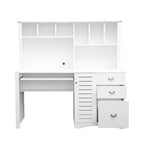 Computertisch für das Homeoffice mit Aufsatzschrank