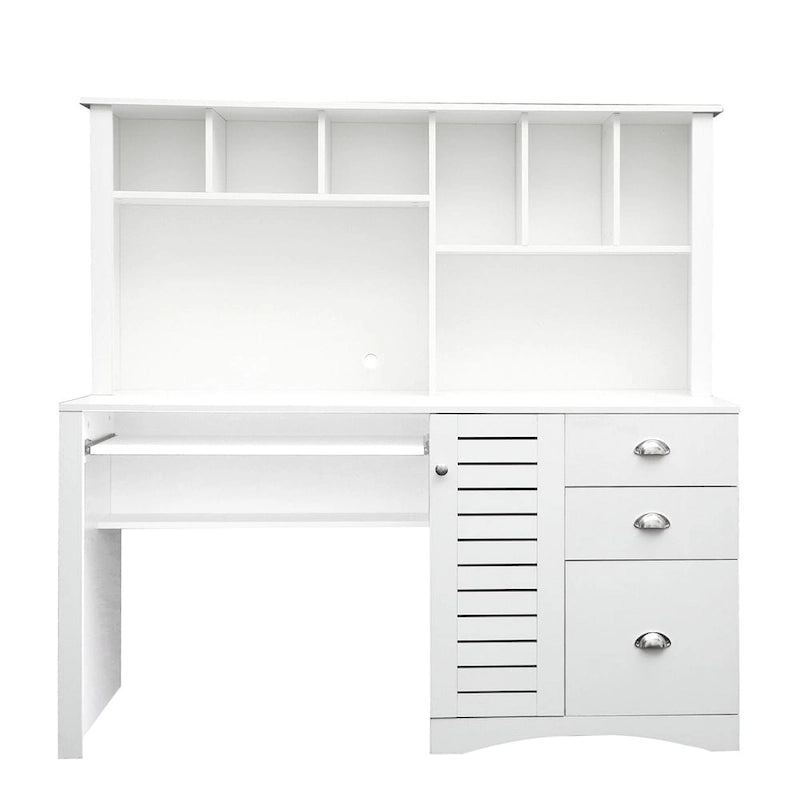 Computertisch für das Homeoffice mit Aufsatzschrank
