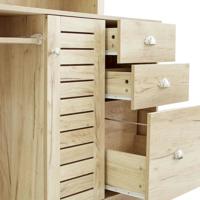 Computertisch für das Homeoffice mit Aufsatzschrank