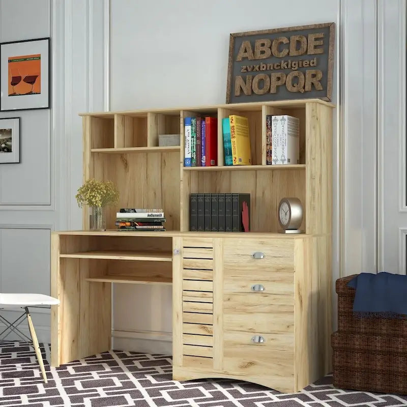 Computertisch für das Homeoffice mit Aufsatzschrank