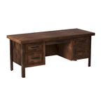 71-Zoll-Chef-Schreibtisch mit Whiskey-Finish