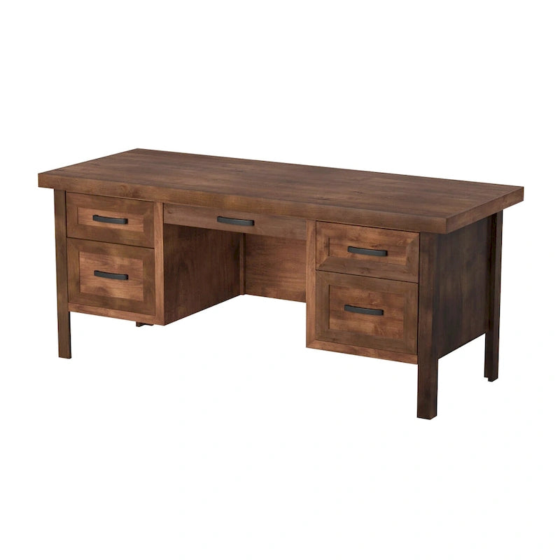 71-Zoll-Chef-Schreibtisch mit Whiskey-Finish