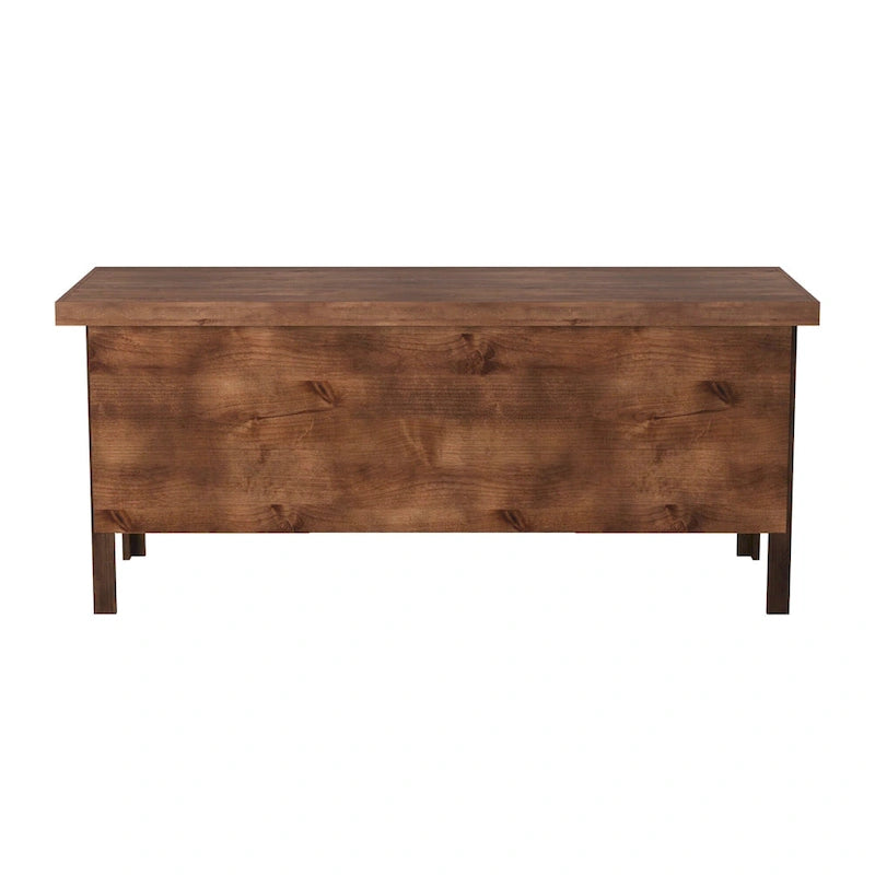 71-Zoll-Chef-Schreibtisch mit Whiskey-Finish