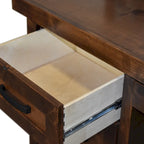 71-Zoll-Chef-Schreibtisch mit Whiskey-Finish