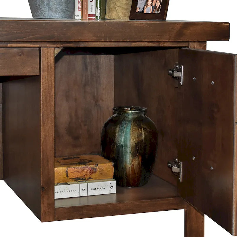 71-Zoll-Chef-Schreibtisch mit Whiskey-Finish