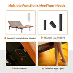 Adjustable Bed Frame with Massage