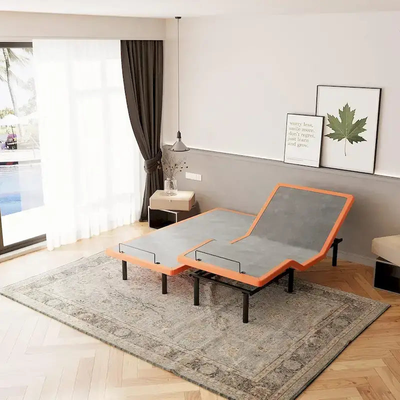Adjustable Bed Frame with Massage