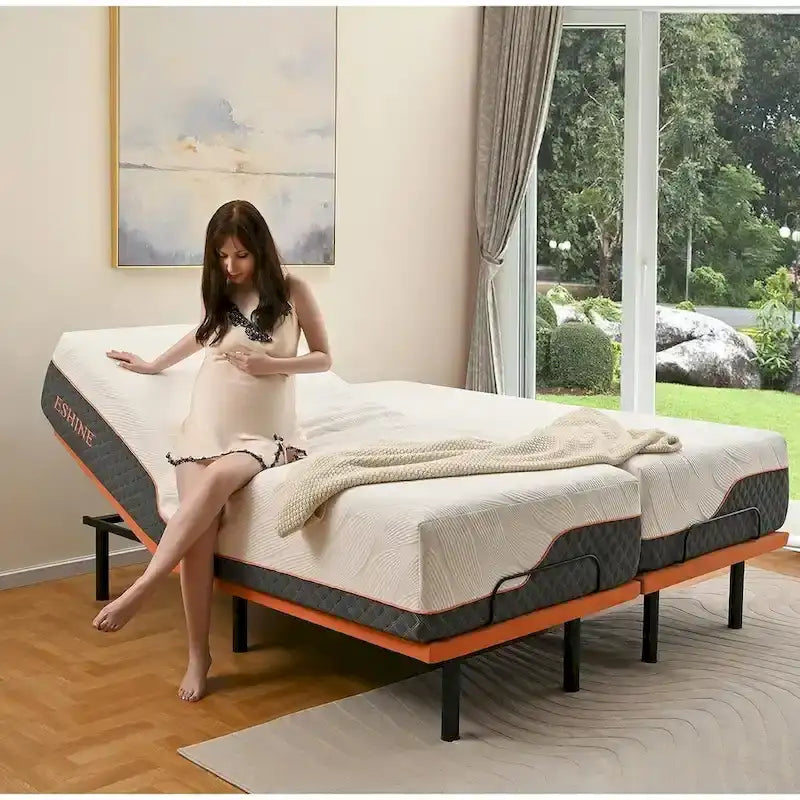 Adjustable Bed Frame with Massage