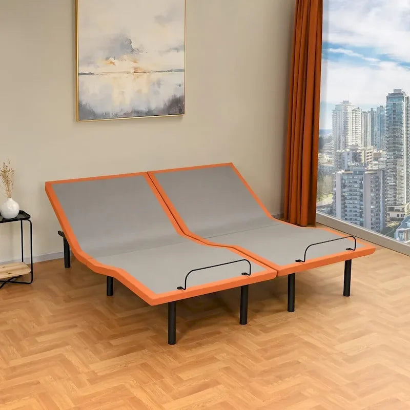 Adjustable Bed Frame with Massage