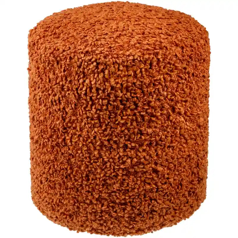 Shaggy Boucle 18-Inch Pouf