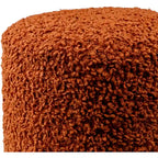 Shaggy Boucle 18-Inch Pouf