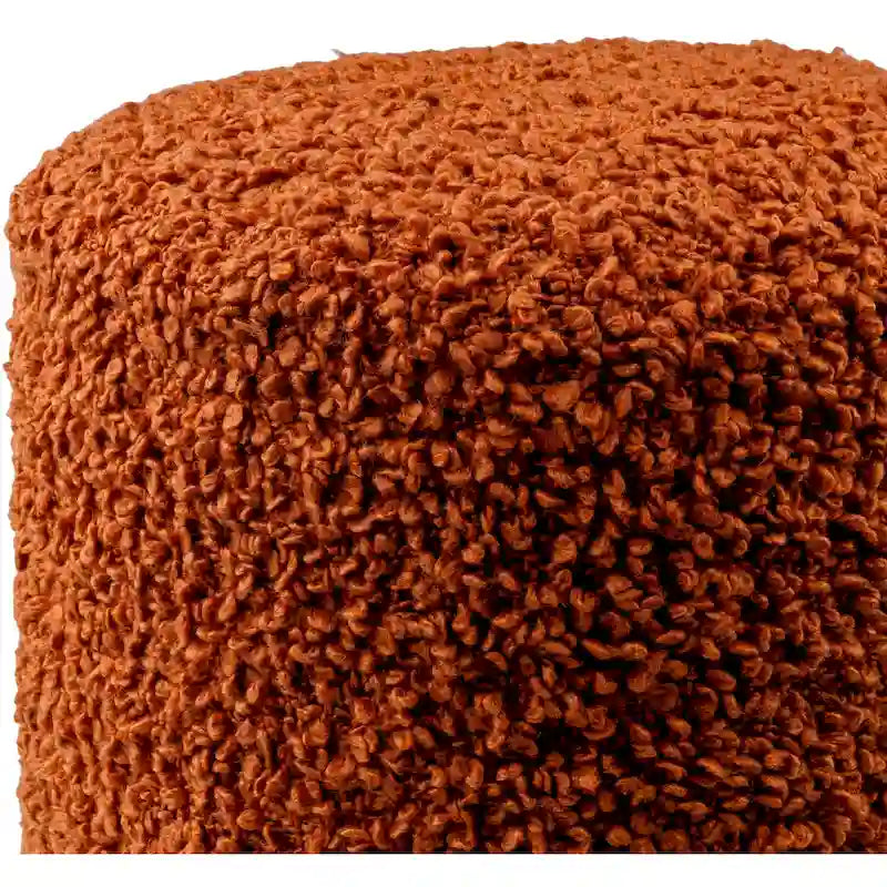 Shaggy Boucle 18-Inch Pouf