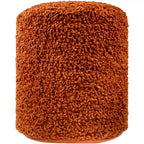 Shaggy Boucle 18-Inch Pouf
